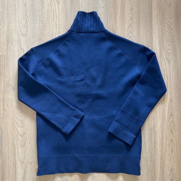 J.Crew Collection Cowl neck Side Zip Pull Over Merino Wool Sweater Sz: S - Picture 13 of 14